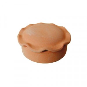 Scatola ceramica - Diam. cm 7 - H 4